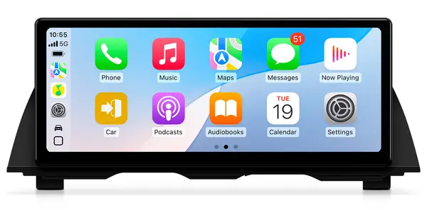 Navigatie BMW Seria 5 GT F07 (2009-2016), Linux OS OEM, Varianta NBT, CarPlay Android Auto Wireless, MirrorLink, Camera AHD, 12.3 Inch -