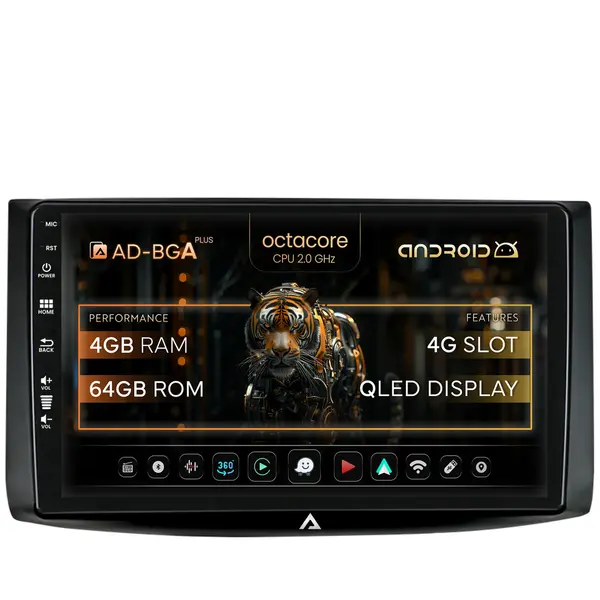 Navigatie Chevrolet Aveo (2006-2012), Android, A-Octacore 4GB RAM + 64GB ROM, 9 Inch - AD-BGA9004+AD-BGRKIT245