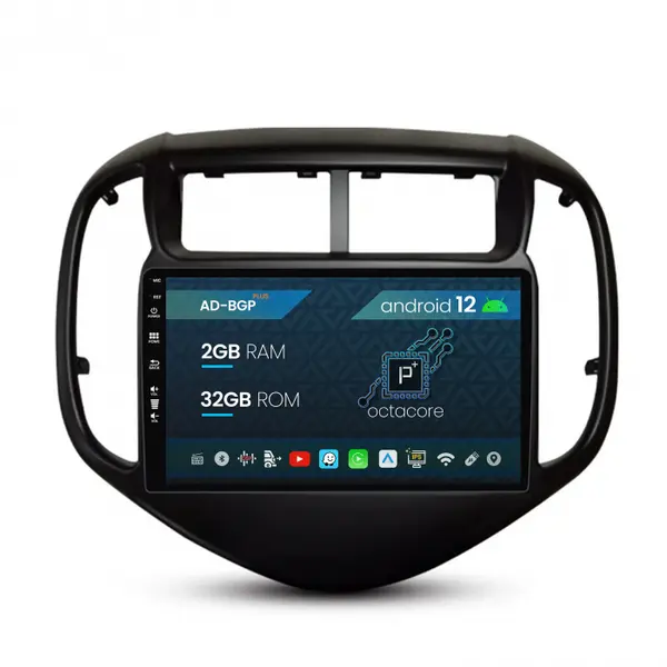 Navigatie Chevrolet Aveo (2016-2021), Android 12, P-Octacore 2GB RAM + 32GB ROM, 9 Inch - AD-BGP9002+AD-BGRKIT230