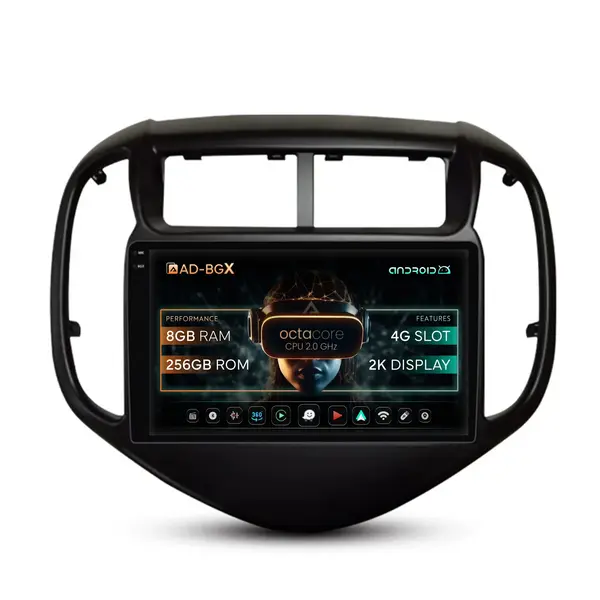 Navigatie Chevrolet Aveo (2016-2021), Android, X-Octacore 8GB RAM + 256GB ROM, 9.5 Inch - AD-BGX9008+AD-BGRKIT230