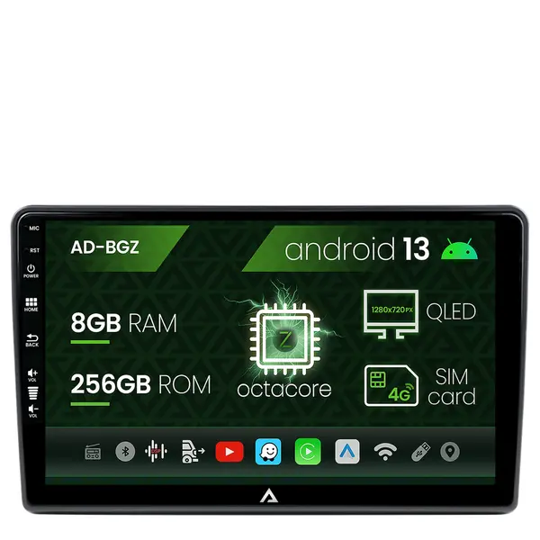 Navigatie Citroen Berlingo (2008-2019), Android, Z-Octacore 8GB RAM + 256GB ROM, 9 Inch - AD-BGZ9008+AD-BGR001UNI