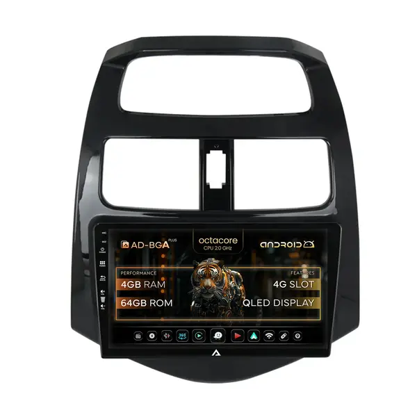Navigatie Daewoo Matiz Chevrolet Spark (2010-2014), Android, A-Octacore 4GB RAM + 64GB ROM, 9 Inch - AD-BGA9004+AD-BGRKIT243