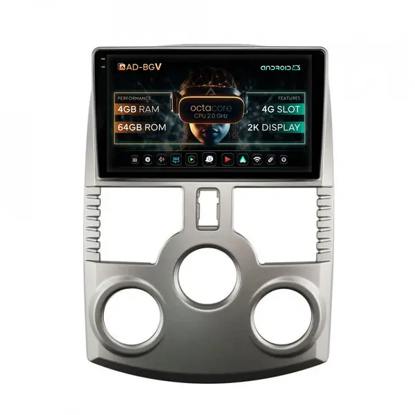 Navigatie Daihatsu Terios (2005+), Android, V-Octacore 4GB RAM + 64GB ROM, 9.5 Inch - AD-BGV9004+AD-BGRKIT109V3