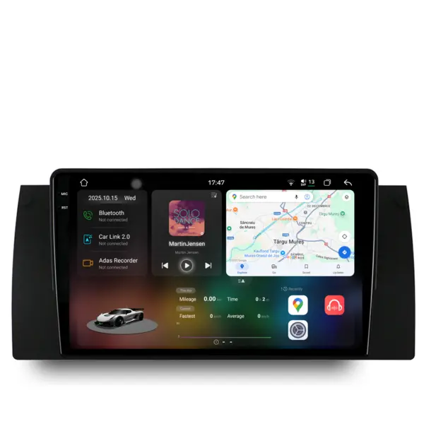 Navigatie Dedicata BMW X5 E53 (1999 - 2005), 2K, 12Gb Ram, 256Gb Stocare, Android Auto, Carplay