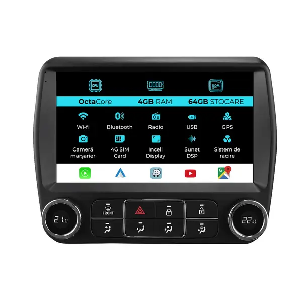 Navigatie Dedicata Chevrolet Camaro (2010-2015), 9Inch, 4Gb Ram, 64Gb Stocare, Carplay