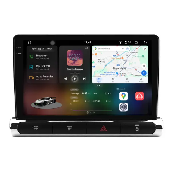 Navigatie Dedicata Citroen C3 Aircross I (2017-2023), 2K, 12Gb Ram, 256Gb Stocare, Carplay