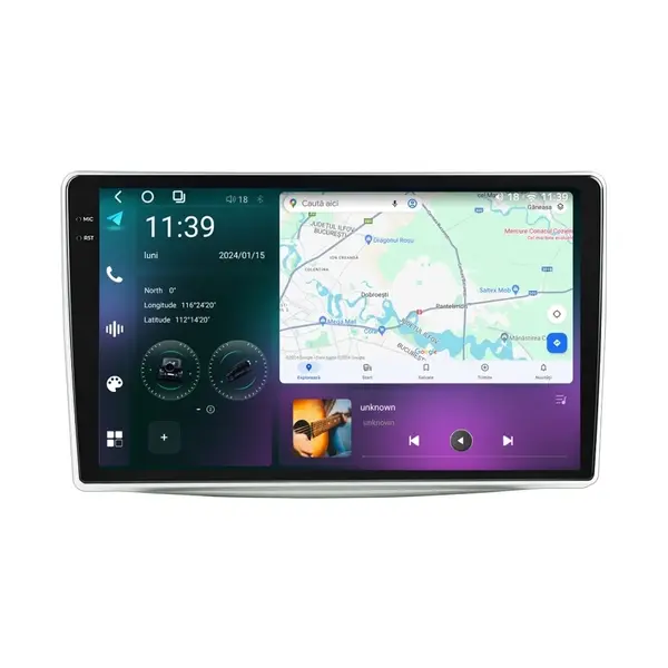 Navigatie dedicata cu Android Alfa Romeo Mito 2008 - 2018, 12GB RAM, Radio GPS Dual Zone, Display 2K QLED 9.5" Touchscreen, Internet Wi-Fi si slot SIM 4G, Bluetooth, MirrorLink, USB