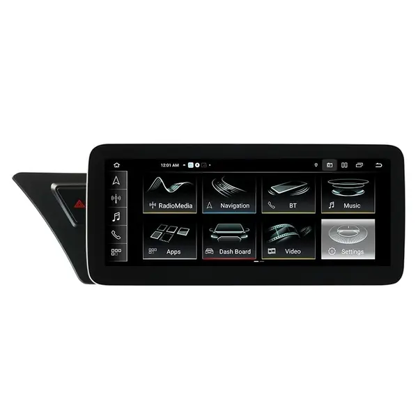 Navigatie dedicata cu Android Audi A4 (B8) / A5 (8T) 2007 - 2017 cu navigatie 3G, 6GB RAM, Radio GPS Dual Zone, Display QLED 12.3" Touchscreen, Internet Wi-Fi si slot SIM 4G, Bluetooth, MirrorLink, USB