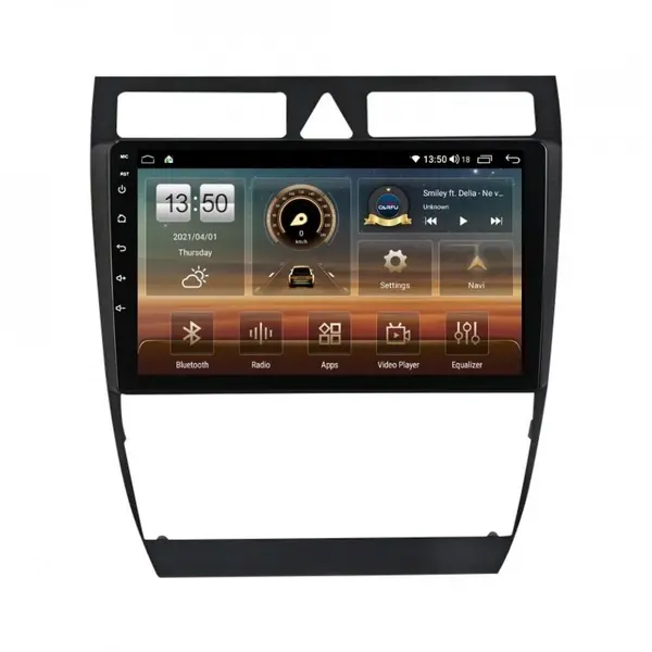 Navigatie dedicata cu Android Audi A6 (C5) 1997 - 2005, 6GB RAM, Radio GPS Dual Zone, Display HD QLED 9" Touchscreen, Internet Wi-Fi si slot SIM 4G, Bluetooth, MirrorLink, USB