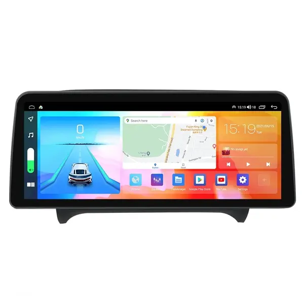 Navigatie dedicata cu Android Audi TT 2006 - 2015, 8GB RAM, Radio GPS Dual Zone, Display QLED 12.3" Touchscreen, Internet Wi-Fi si slot SIM 4G, Bluetooth, MirrorLink, USB