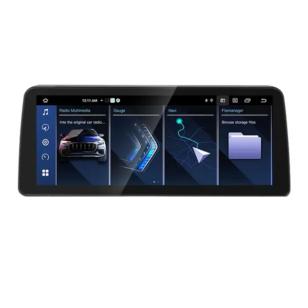 Navigatie dedicata cu Android BMW Seria 3 (E90) 2004 - 2008 cu navigatie CCC, 6GB RAM, Radio GPS Dual Zone, Display QLED 12.3" Touchscreen, Internet Wi-Fi si slot SIM 4G, Bluetooth, MirrorLink, USB