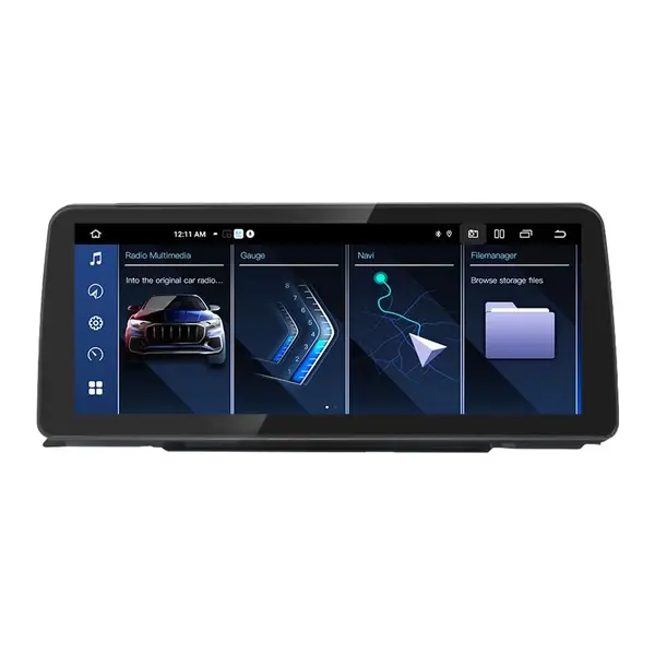Navigatie dedicata cu Android BMW Seria 3 (F30) 2011 - 2012 cu navigatie CIC, 6GB RAM, Radio GPS Dual Zone, Display QLED 12.3" Touchscreen, Internet Wi-Fi si slot SIM 4G, Bluetooth, MirrorLink, USB