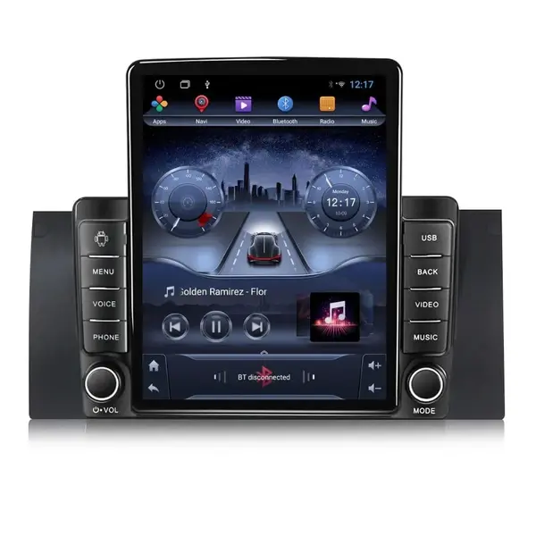Navigatie dedicata cu Android BMW Seria 5 (E39) 1995 - 2003, 2GB RAM, Radio GPS Dual Zone, Touchscreen IPS 9.7" HD tip Tesla, Internet Wi-Fi, Bluetooth, MirrorLink, USB