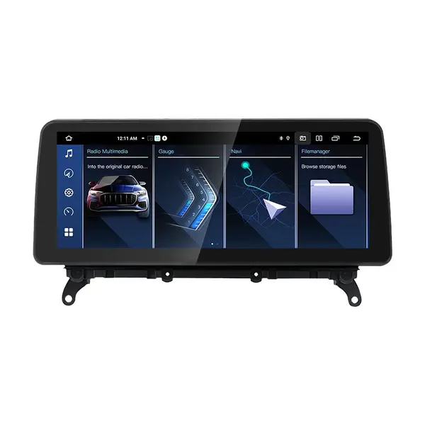 Navigatie dedicata cu Android BMW X4 (F26) 2014 - 2016 cu navigatie NBT, 6GB RAM, Radio GPS Dual Zone, Display QLED 12.3" Touchscreen, Internet Wi-Fi si slot SIM 4G, Bluetooth, MirrorLink, USB