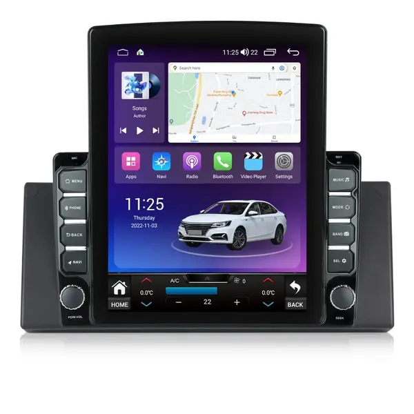 Navigatie dedicata cu Android BMW X5 (E53) 2000 - 2006, 8GB RAM, Radio GPS Dual Zone, Touchscreen IPS 9.7" HD tip Tesla, Internet Wi-Fi si slot SIM 4G, Bluetooth, MirrorLink, USB