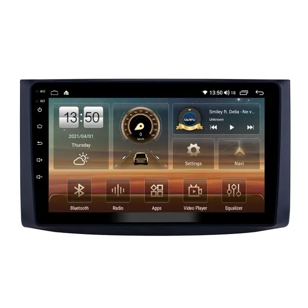 Navigatie dedicata cu Android Chevrolet Aveo 2006 - 2011, 4GB RAM, Radio GPS Dual Zone, Display HD QLED 9" Touchscreen, Internet Wi-Fi si slot SIM 4G, Bluetooth, MirrorLink, USB
