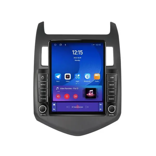Navigatie dedicata cu Android Chevrolet Aveo 2011 - 2014, 1GB RAM, Radio GPS Dual Zone, Touchscreen IPS 9.7" HD tip Tesla, Internet Wi-Fi, Bluetooth, MirrorLink, USB