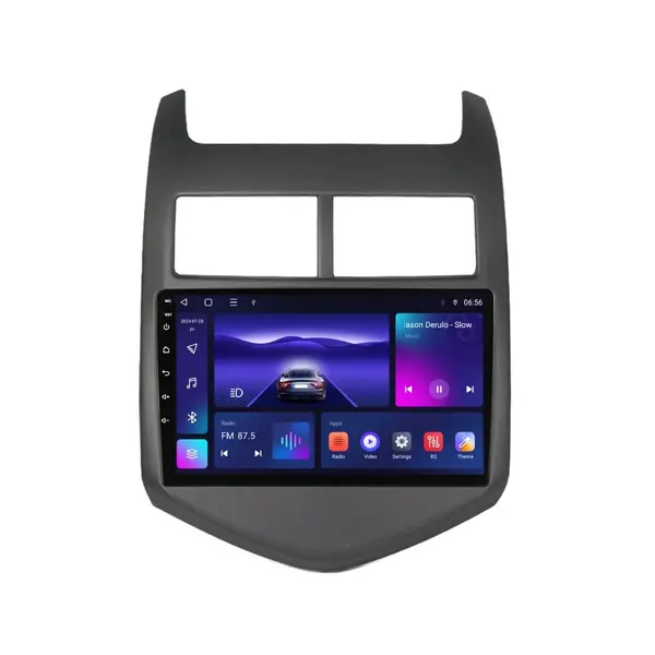 Navigatie dedicata cu Android Chevrolet Aveo 2011 - 2014, 4GB RAM, Radio GPS Dual Zone, Display HD IPS 9" Touchscreen, Internet Wi-Fi, Bluetooth, MirrorLink, USB