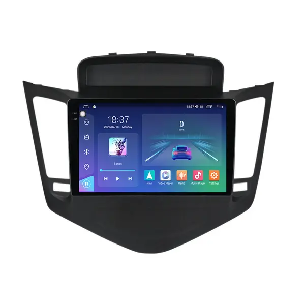 Navigatie dedicata cu Android Chevrolet Cruze 2008 - 2013, 8GB RAM, Radio GPS Dual Zone, Display 2K QLED 9.5" Touchscreen, Internet Wi-Fi si slot SIM 4G, Bluetooth, MirrorLink, USB