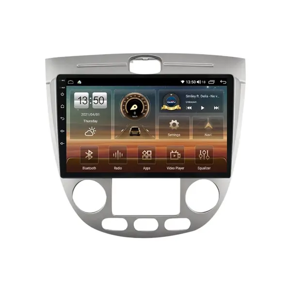 Navigatie dedicata cu Android Chevrolet Lacetti 2003 - 2010, clima automata, 4GB RAM, Radio GPS Dual Zone, Display HD QLED 9" Touchscreen, Internet Wi-Fi si slot SIM 4G, Bluetooth, MirrorLink, USB