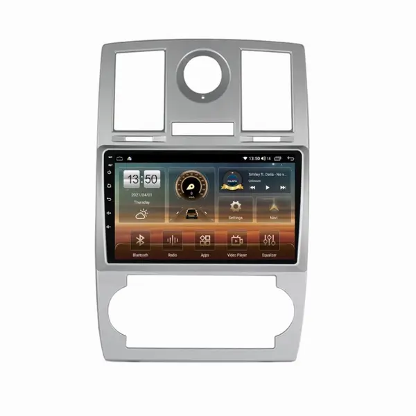 Navigatie dedicata cu Android Chrysler 300C 2004 - 2010, 6GB RAM, Radio GPS Dual Zone, Display HD QLED 9" Touchscreen, Internet Wi-Fi si slot SIM 4G, Bluetooth, MirrorLink, USB