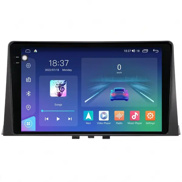 Navigatie dedicata cu Android Citroen Berlingo dupa 2018, 8GB RAM, Radio GPS Dual Zone, Display 2K QLED 10.36" Touchscreen, Internet Wi-Fi si slot SIM 4G, Bluetooth, MirrorLink, USB