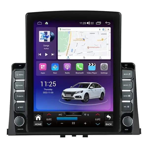 Navigatie dedicata cu Android Citroen Berlingo dupa 2018, 8GB RAM, Radio GPS Dual Zone, Touchscreen IPS 9.7" HD tip Tesla, Internet Wi-Fi si slot SIM 4G, Bluetooth, MirrorLink, USB