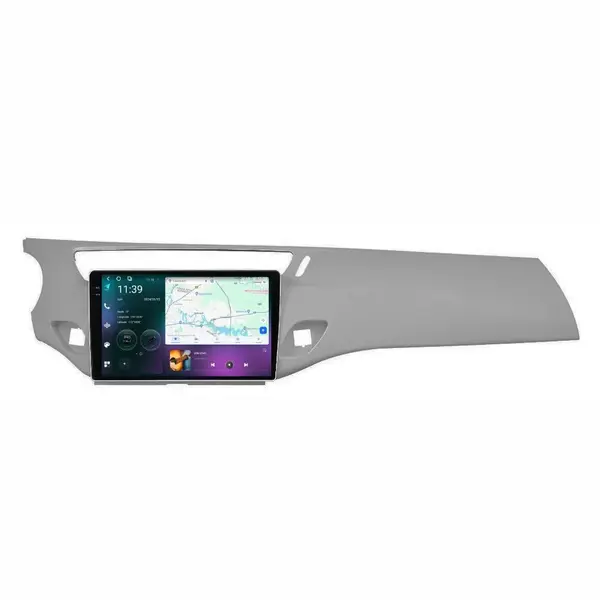 Navigatie dedicata cu Android Citroen C3 2009 - 2016, gri, 12GB RAM, Radio GPS Dual Zone, Display 2K QLED 9.5" Touchscreen, Internet Wi-Fi si slot SIM 4G, Bluetooth, MirrorLink, USB