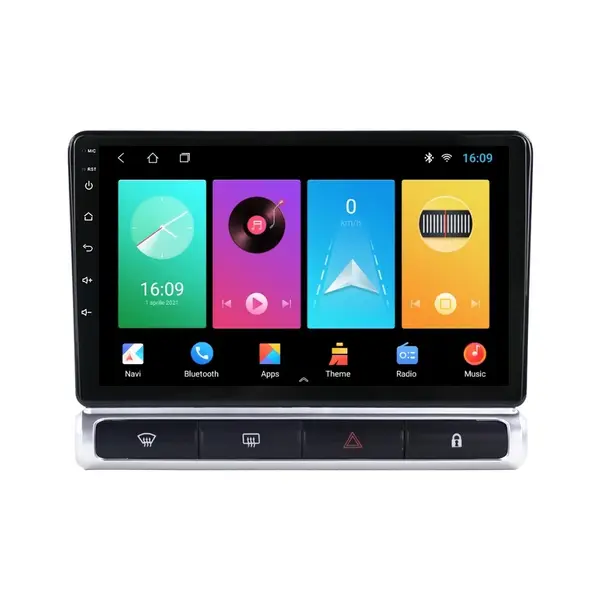 Navigatie dedicata cu Android Citroen C3 Aircross I 2017 - 2023, 1GB RAM, Radio GPS Dual Zone, Display HD IPS 9" Touchscreen, Internet Wi-Fi, Bluetooth, MirrorLink, USB