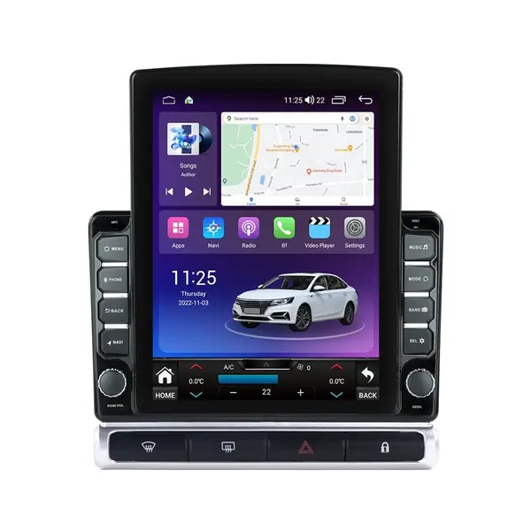 Navigatie dedicata cu Android Citroen C3 III 2016 - 2024, 4GB RAM, Radio GPS Dual Zone, Touchscreen IPS 9.7" HD tip Tesla, Internet Wi-Fi si slot SIM 4G, Bluetooth, MirrorLink, USB