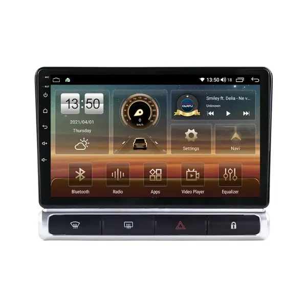 Navigatie dedicata cu Android Citroen C3 III 2016 - 2024, 6GB RAM, Radio GPS Dual Zone, Display HD QLED 9" Touchscreen, Internet Wi-Fi si slot SIM 4G, Bluetooth, MirrorLink, USB