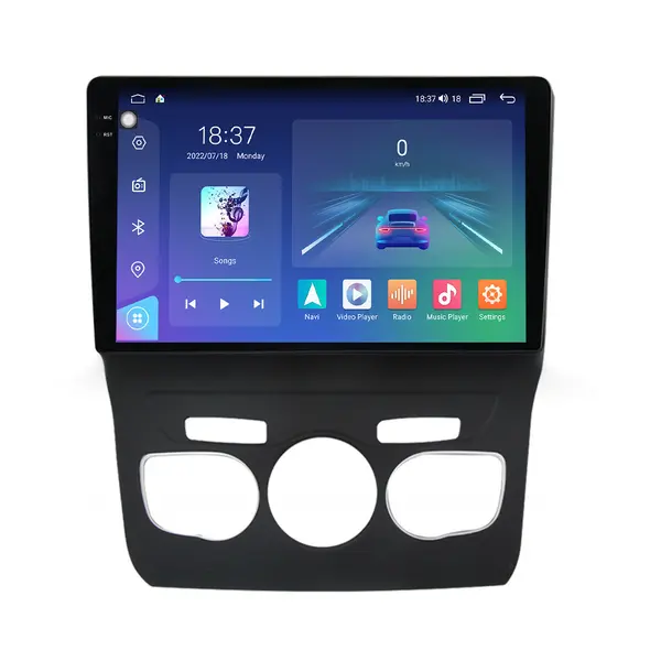 Navigatie dedicata cu Android Citroen C4 II 2009 - 2018, clima automata, 4GB RAM, Radio GPS Dual Zone, Display 2K QLED 10.36" Touchscreen, Internet Wi-Fi si slot SIM 4G, Bluetooth, MirrorLink, USB