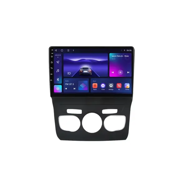 Navigatie dedicata cu Android Citroen C4 II 2009 - 2018, clima automata, 4GB RAM, Radio GPS Dual Zone, Display HD IPS 10" Touchscreen, Internet Wi-Fi, Bluetooth, MirrorLink, USB