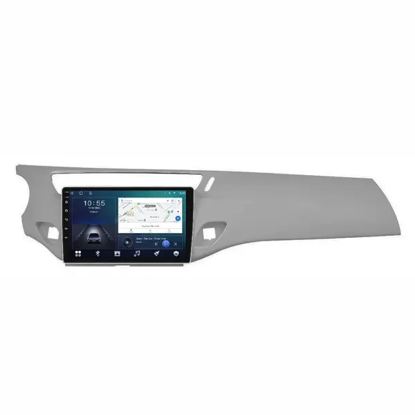Navigatie dedicata cu Android Citroen DS3 2009 - 2018, gri, 2GB RAM, Radio GPS Dual Zone, Display HD QLED 9" Touchscreen, Internet Wi-Fi si slot SIM 4G, Bluetooth, MirrorLink, USB