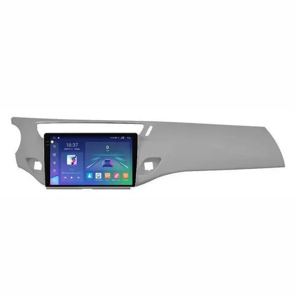 Navigatie dedicata cu Android Citroen DS3 2009 - 2018, gri, 8GB RAM, Radio GPS Dual Zone, Display 2K QLED 9.5" Touchscreen, Internet Wi-Fi si slot SIM 4G, Bluetooth, MirrorLink, USB
