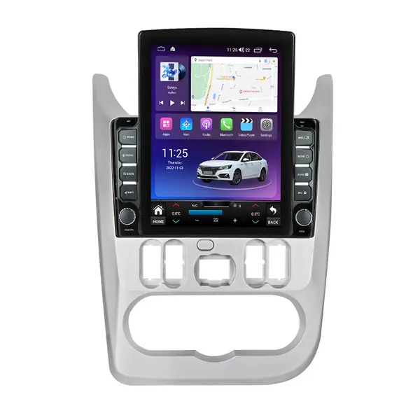 Navigatie dedicata cu Android Dacia Duster I 2010 - 2013, 8GB RAM, Radio GPS Dual Zone, Touchscreen IPS 9.7" HD tip Tesla, Internet Wi-Fi si slot SIM 4G, Bluetooth, MirrorLink, USB