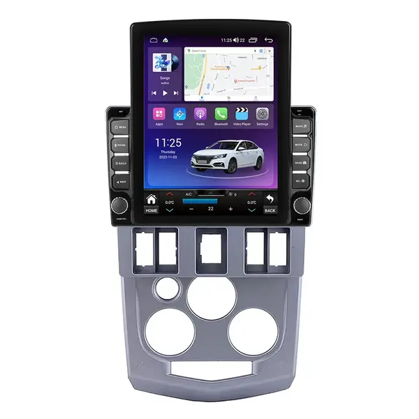 Navigatie dedicata cu Android Dacia Logan I 2004 - 2008, 8GB RAM, Radio GPS Dual Zone, Touchscreen IPS 9.7" HD tip Tesla, Internet Wi-Fi si slot SIM 4G, Bluetooth, MirrorLink, USB