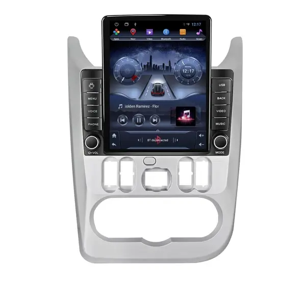 Navigatie dedicata cu Android Dacia Logan I 2008 - 2013, 2GB RAM, Radio GPS Dual Zone, Touchscreen IPS 9.7" HD tip Tesla, Internet Wi-Fi, Bluetooth, MirrorLink, USB