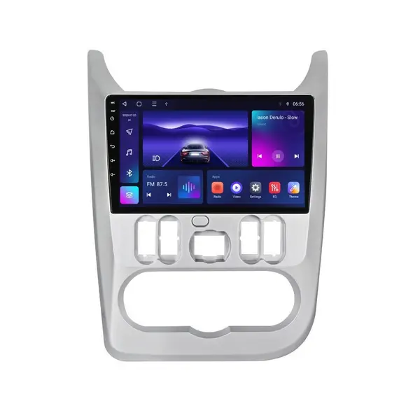 Navigatie dedicata cu Android Dacia Sandero I 2008 - 2013, 4GB RAM, Radio GPS Dual Zone, Display HD IPS 9" Touchscreen, Internet Wi-Fi, Bluetooth, MirrorLink, USB