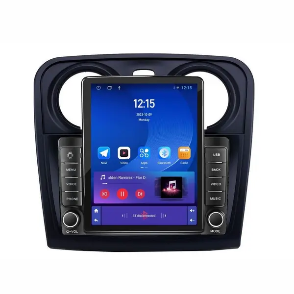 Navigatie dedicata cu Android Dacia Sandero II 2012 - 2020, 1GB RAM, Radio GPS Dual Zone, Touchscreen IPS 9.7" HD tip Tesla, Internet Wi-Fi, Bluetooth, MirrorLink, USB