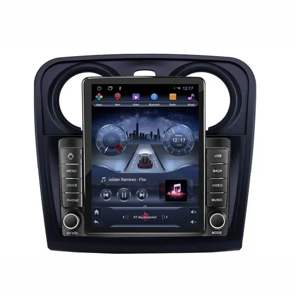 Navigatie dedicata cu Android Dacia Sandero II 2012 - 2020, 2GB RAM, Radio GPS Dual Zone, Touchscreen IPS 9.7" HD tip Tesla, Internet Wi-Fi, Bluetooth, MirrorLink, USB