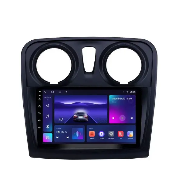 Navigatie dedicata cu Android Dacia Sandero II 2012 - 2020, 4GB RAM, Radio GPS Dual Zone, Display HD IPS 9" Touchscreen, Internet Wi-Fi, Bluetooth, MirrorLink, USB
