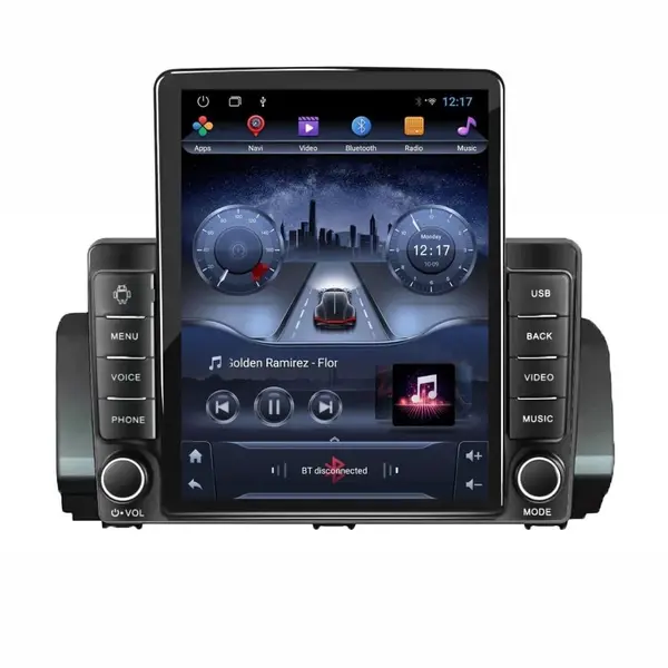 Navigatie dedicata cu Android Dacia Sandero III dupa 2021, 2GB RAM, Radio GPS Dual Zone, Touchscreen IPS 9.7" HD tip Tesla, Internet Wi-Fi, Bluetooth, MirrorLink, USB