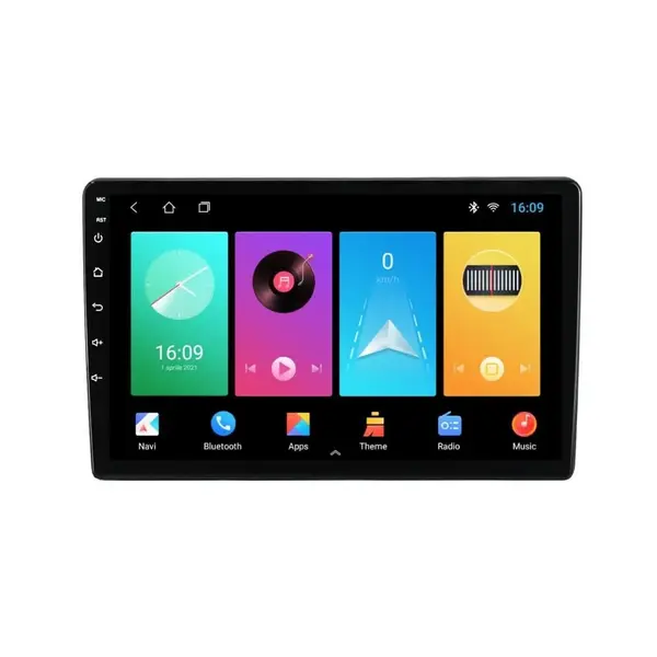 Navigatie dedicata cu Android Dacia Spring dupa 2020, 1GB RAM, Radio GPS Dual Zone, Display HD IPS 9" Touchscreen, Internet Wi-Fi, Bluetooth, MirrorLink, USB