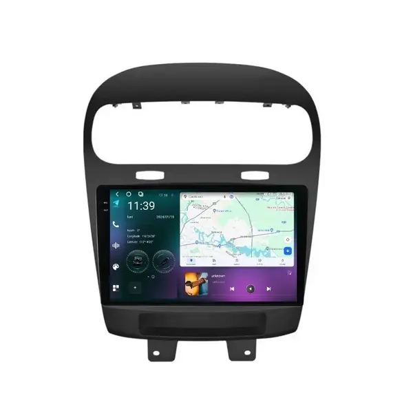 Navigatie dedicata cu Android Dodge Journey 2011 - 2020, 12GB RAM, Radio GPS Dual Zone, Display 2K QLED 9.5" Touchscreen, Internet Wi-Fi si slot SIM 4G, Bluetooth, MirrorLink, USB