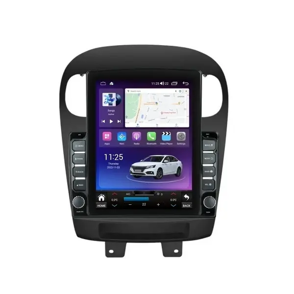 Navigatie dedicata cu Android Dodge Journey 2011 - 2020, 8GB RAM, Radio GPS Dual Zone, Touchscreen IPS 9.7" HD tip Tesla, Internet Wi-Fi si slot SIM 4G, Bluetooth, MirrorLink, USB