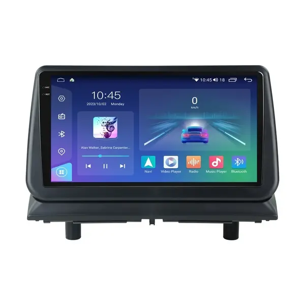 Navigatie dedicata cu Android Dodge Nitro 2006 - 2013, 4GB RAM, Radio GPS Dual Zone, Display 2K QLED 9.5'' Touchscreen, Internet Wi-Fi si slot SIM 4G, Bluetooth, MirrorLink, USB