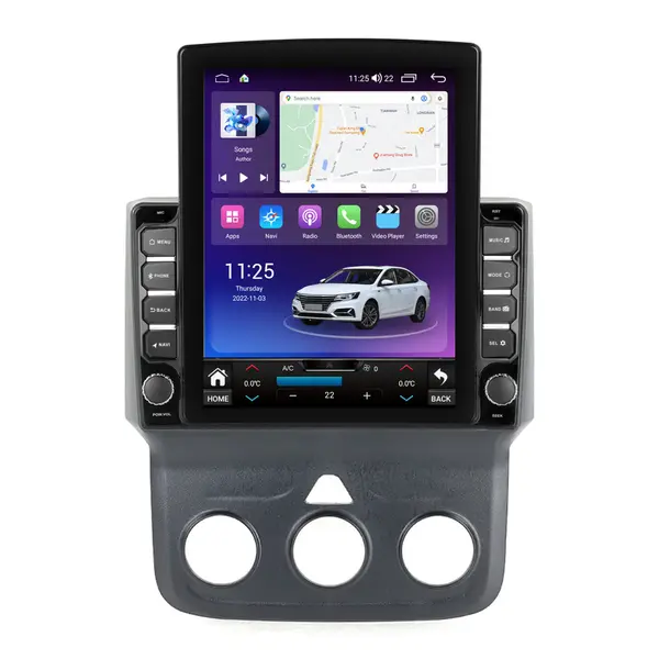 Navigatie dedicata cu Android Dodge RAM 2013 - 2018, clima manuala, 4GB RAM, Radio GPS Dual Zone, Touchscreen IPS 9.7" HD tip Tesla, Internet Wi-Fi si slot SIM 4G, Bluetooth, MirrorLink, USB