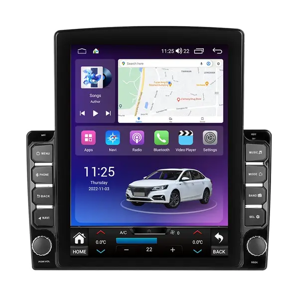 Navigatie dedicata cu Android Fiat Ducato 2006 - 2022, 4GB RAM, Radio GPS Dual Zone, Touchscreen IPS 9.7" HD tip Tesla, Internet Wi-Fi si slot SIM 4G, Bluetooth, MirrorLink, USB