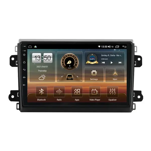 Navigatie dedicata cu Android Fiat Ducato dupa 2022, 6GB RAM, Radio GPS Dual Zone, Display HD QLED 9" Touchscreen, Internet Wi-Fi si slot SIM 4G, Bluetooth, MirrorLink, USB